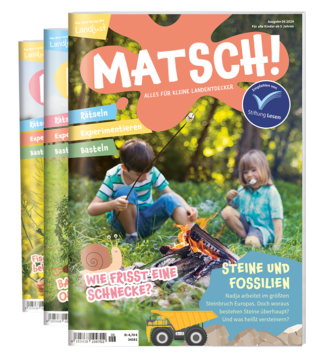 Matsch! Titel und Reflektorband